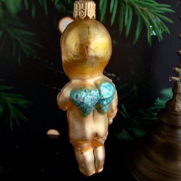 Christopher Radko Retired 'BABYKINS' Kewpie Doll Glass Ornament 1996 - Picture 3 of 6